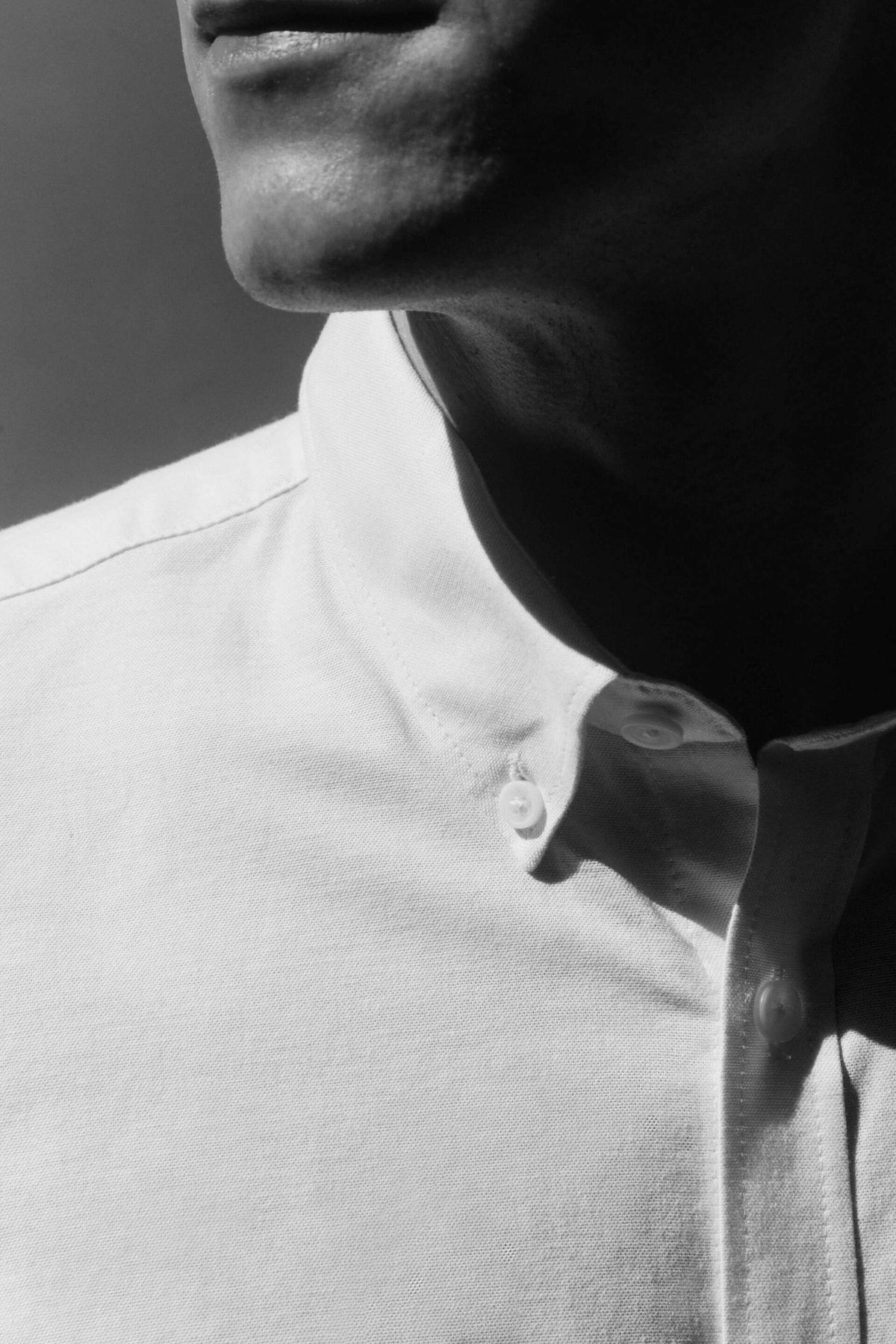 Oxford Superflex Shirt L/S White - detaljbilde