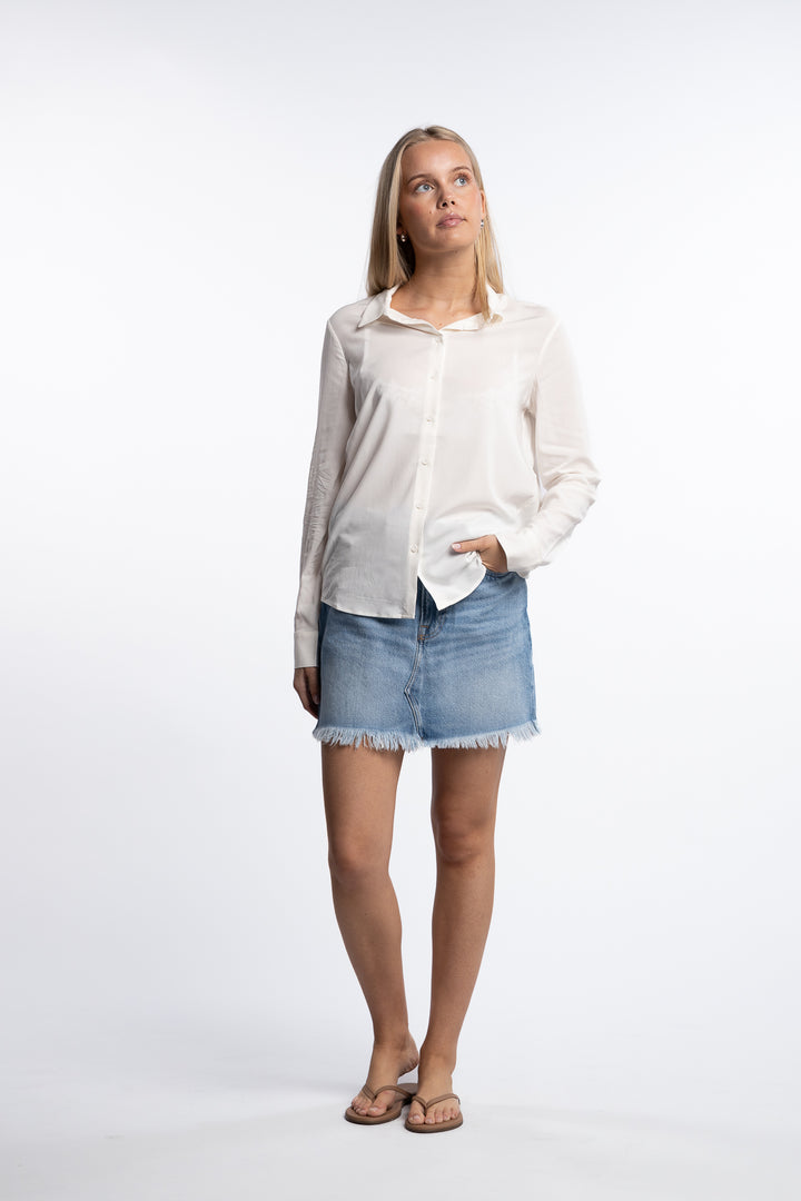 Milly NP Shirt 9942- Clear Cream