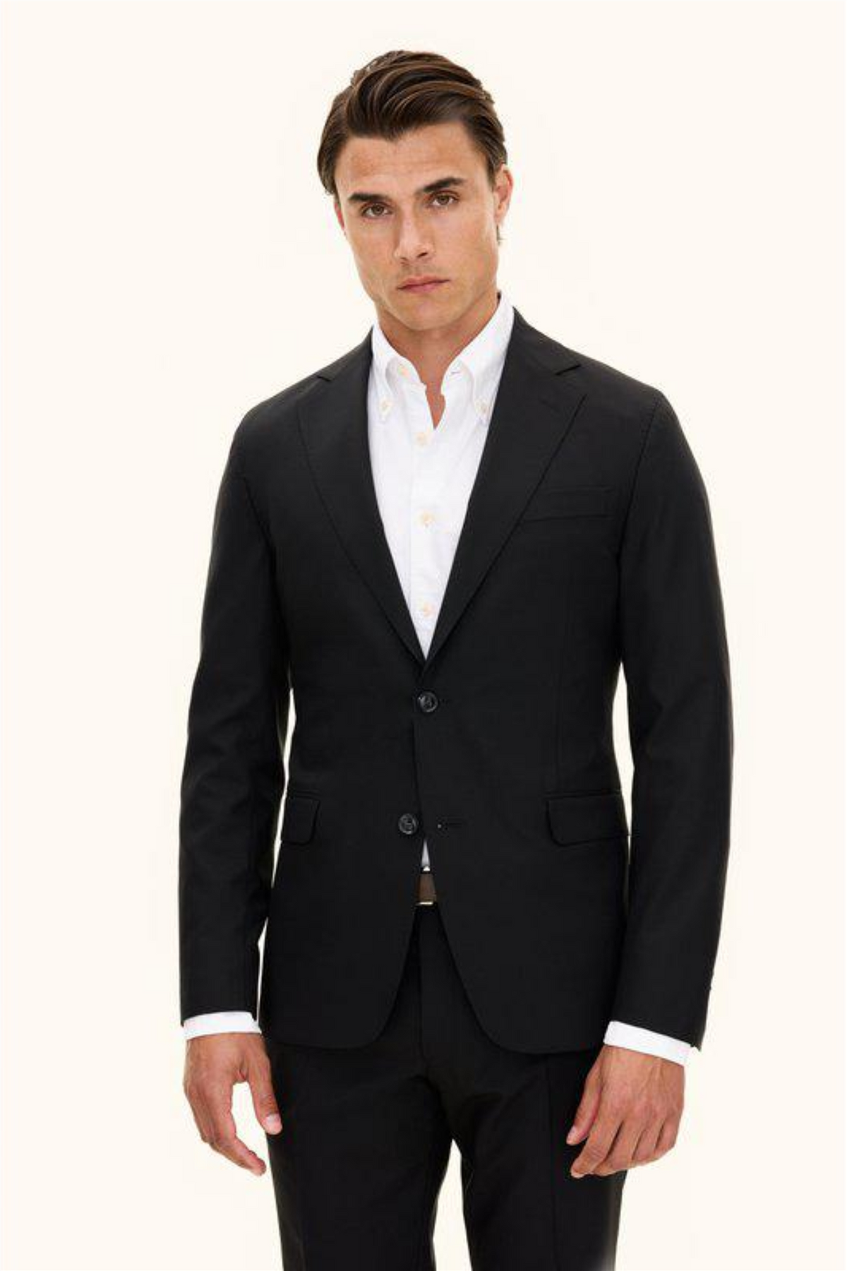 Ego Slim Fit Wool Blazer Black