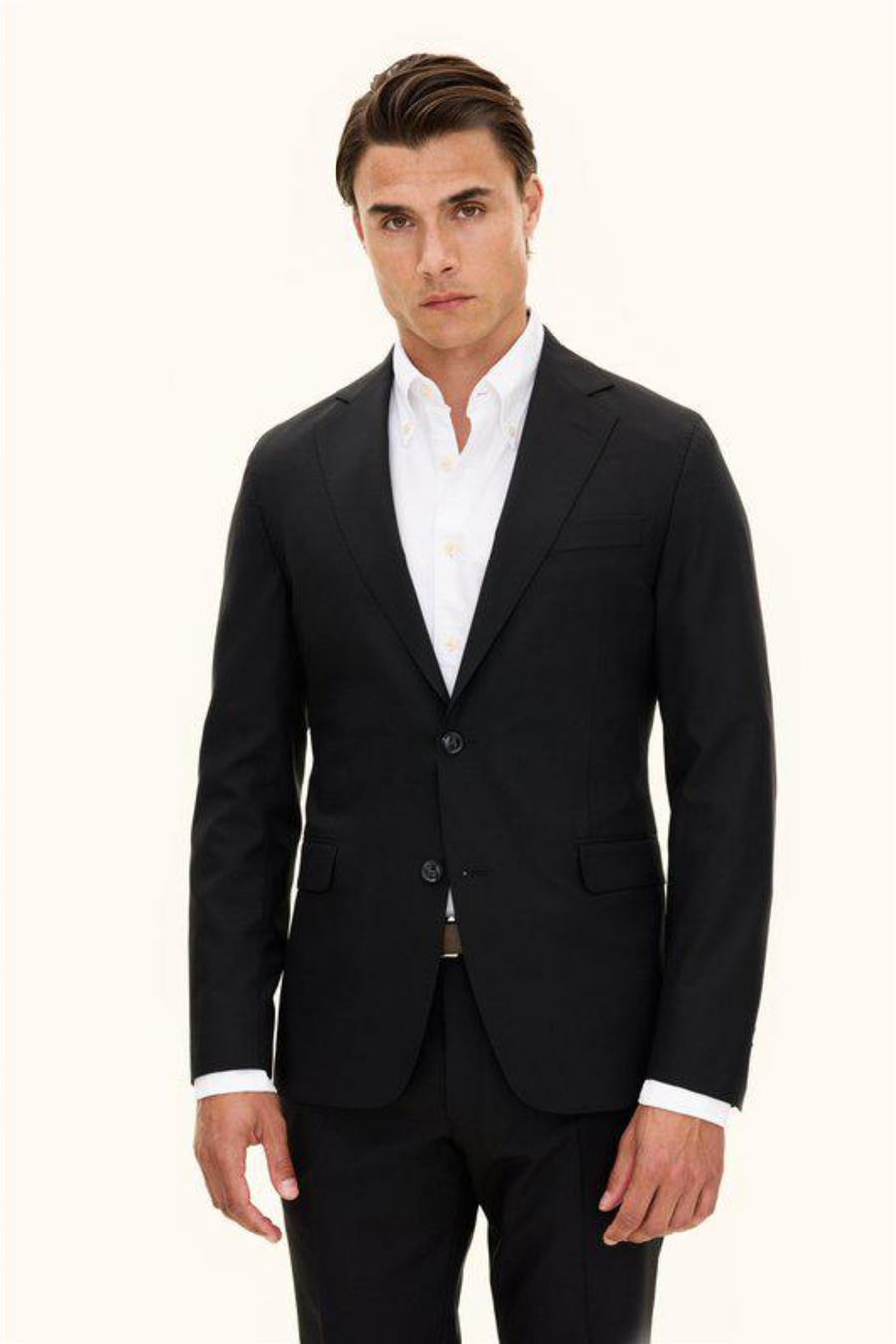 Ego Slim Fit Wool Blazer Black