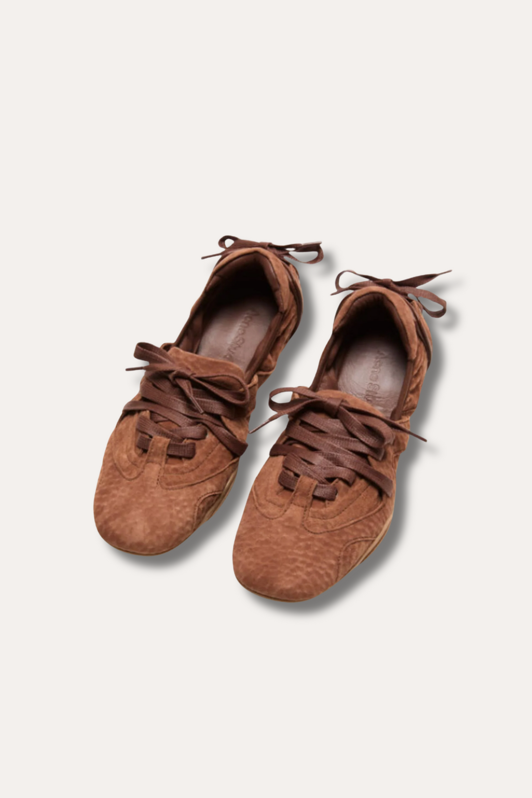 Lace-Up Shoes- Brown