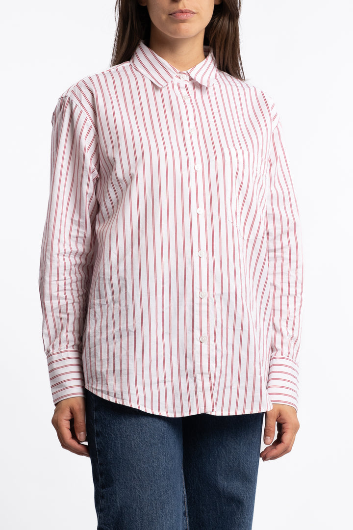 Bibi Stripe Shirt - Red Stripe