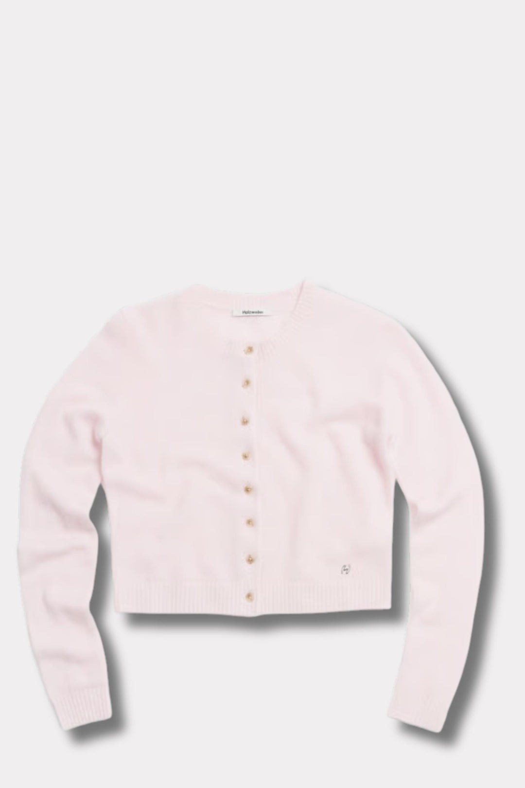 Slim Cashmere Cardigan- Lt. Pink