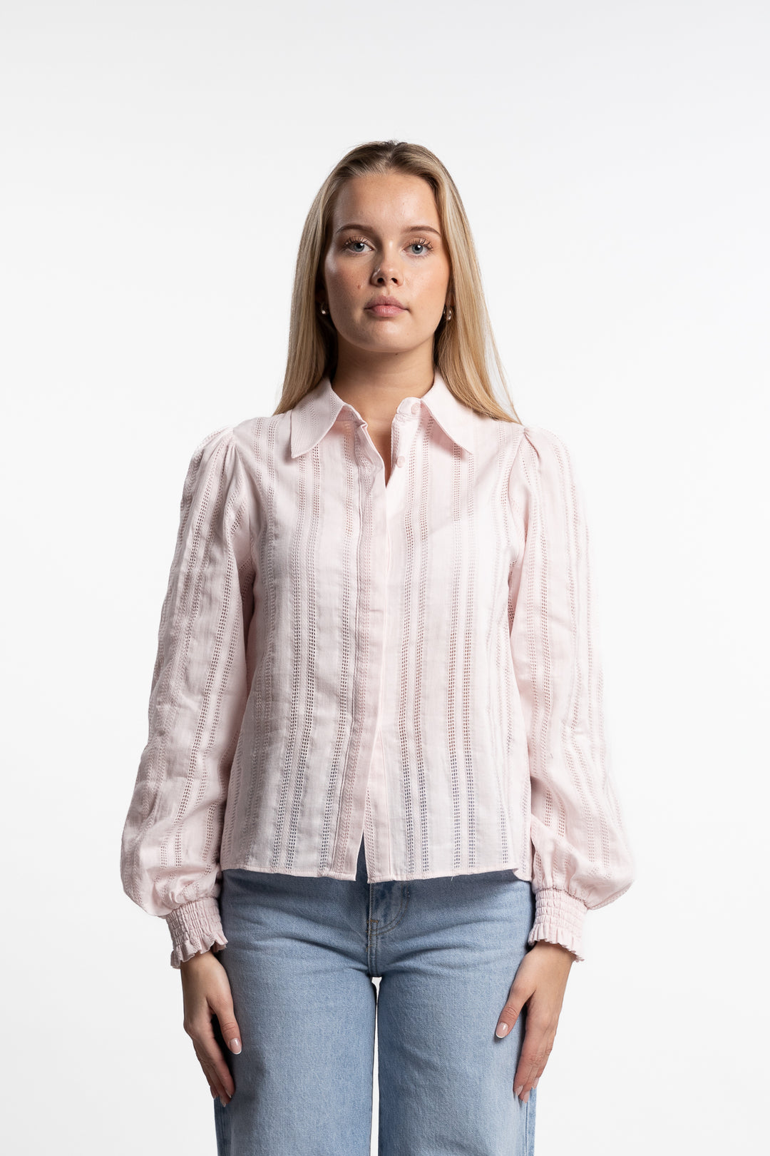 Serafina Blouse- Light Pink