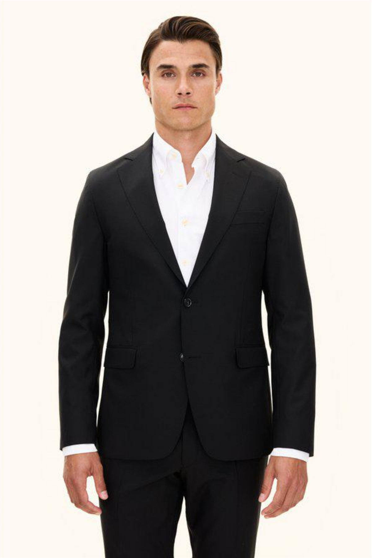 Ego Slim Fit Wool Blazer Black