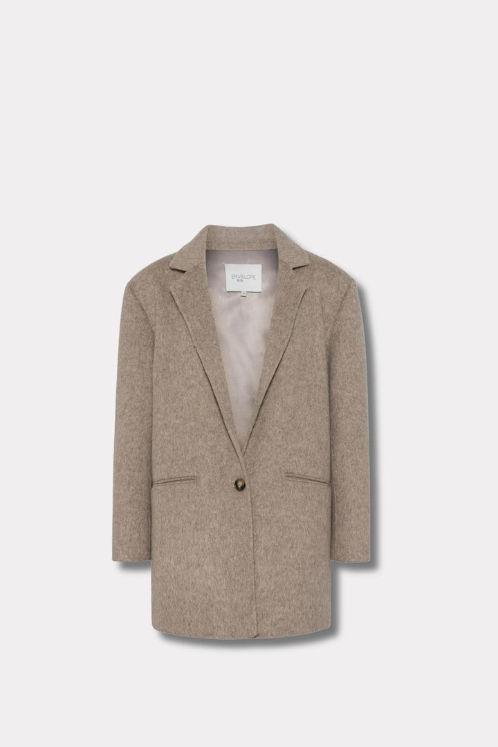 Form Jacket- Taupe Melange