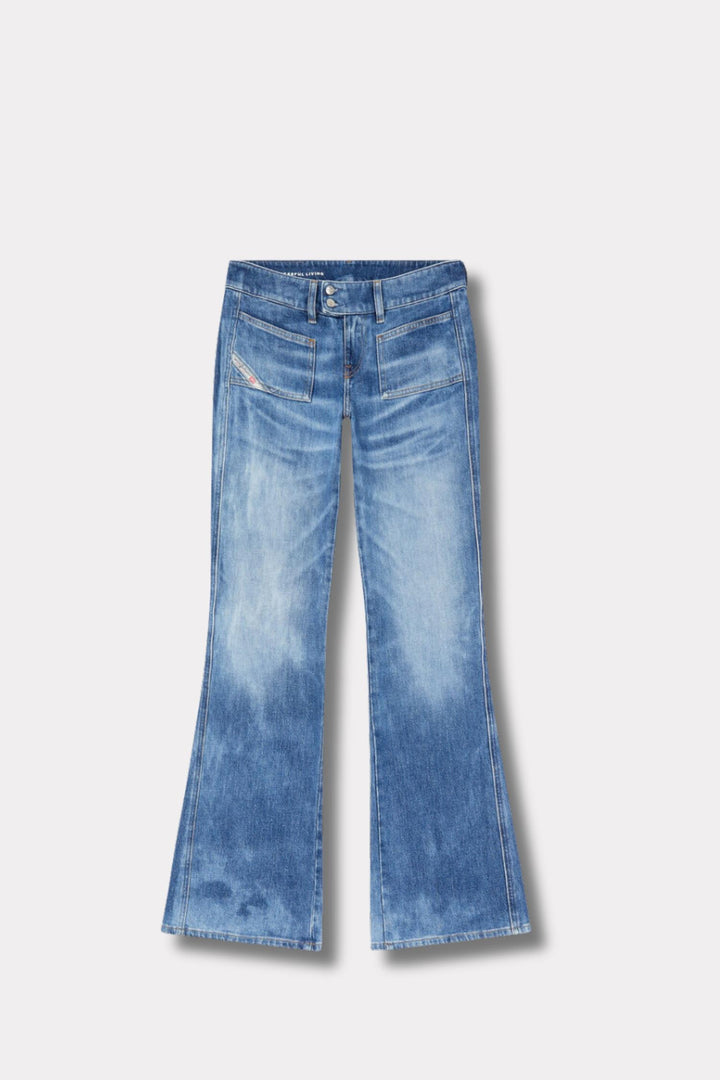 Bootcut Jeans D-Hush 09l19-  Medium blue