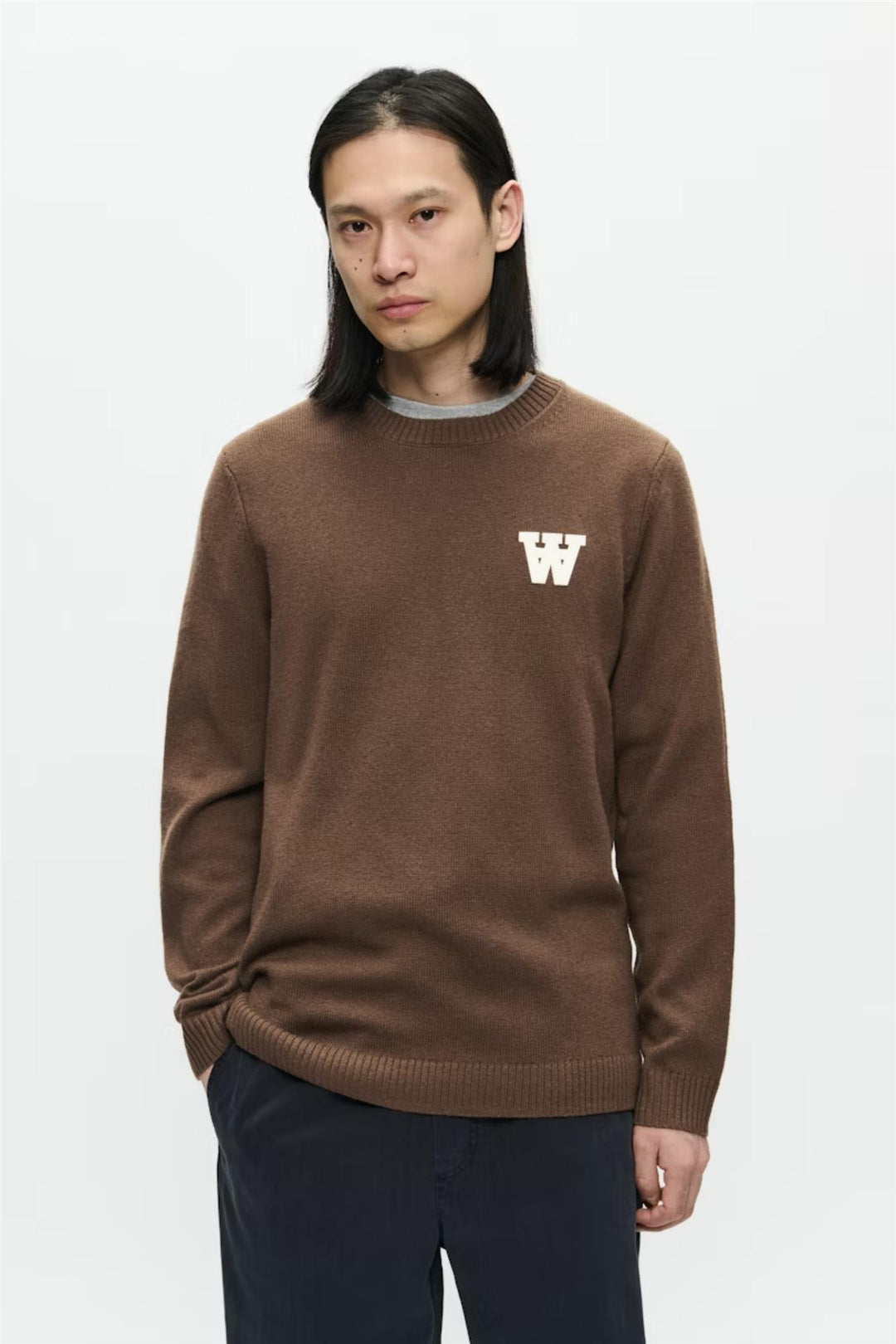 Tay Lambswool Pullover Desert Palm
