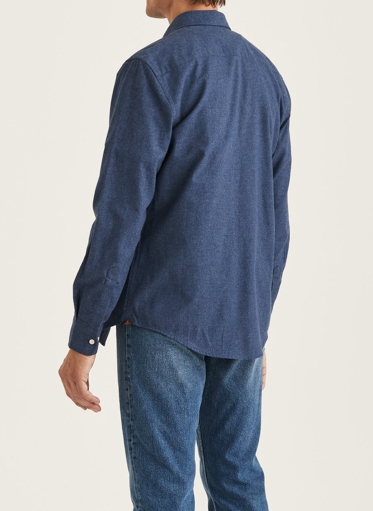 Watts Flannel Shirt Slim Fit Navy