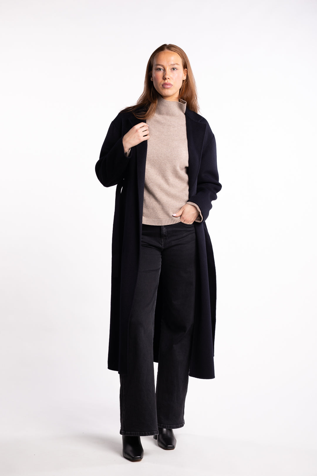 Alexa Coat- Navy