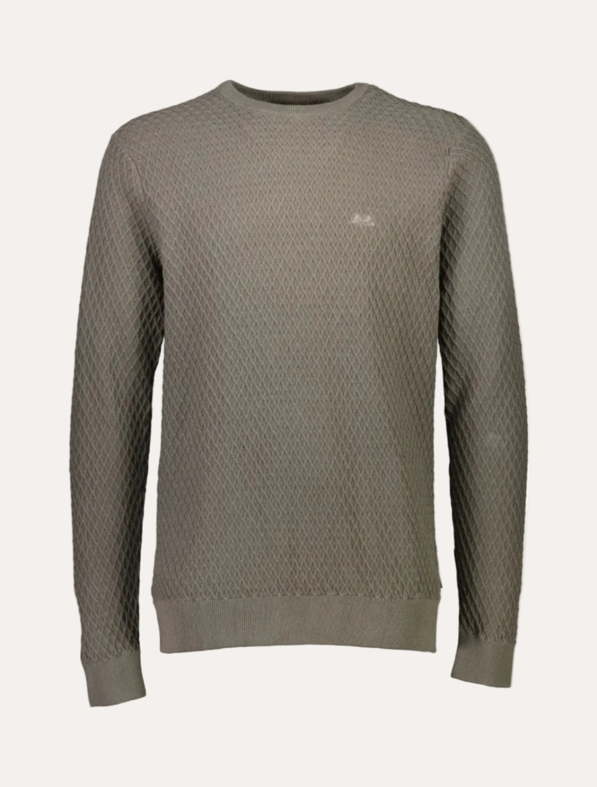Cable Knit Jumper Dk Army