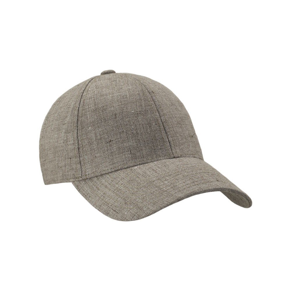 Legacy Structured Linen Argent Khaki caps fra Varsity