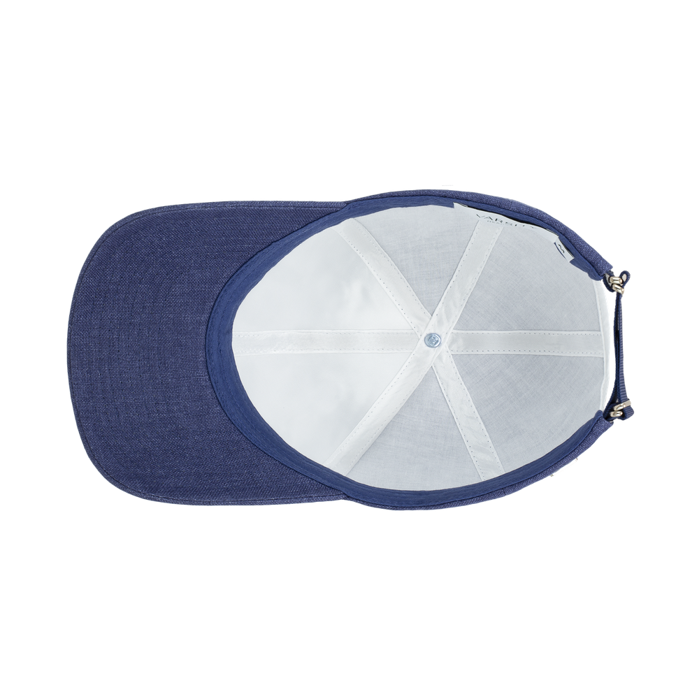 Legacy Structured Linen Oxford Blue caps fra Varsity, innside