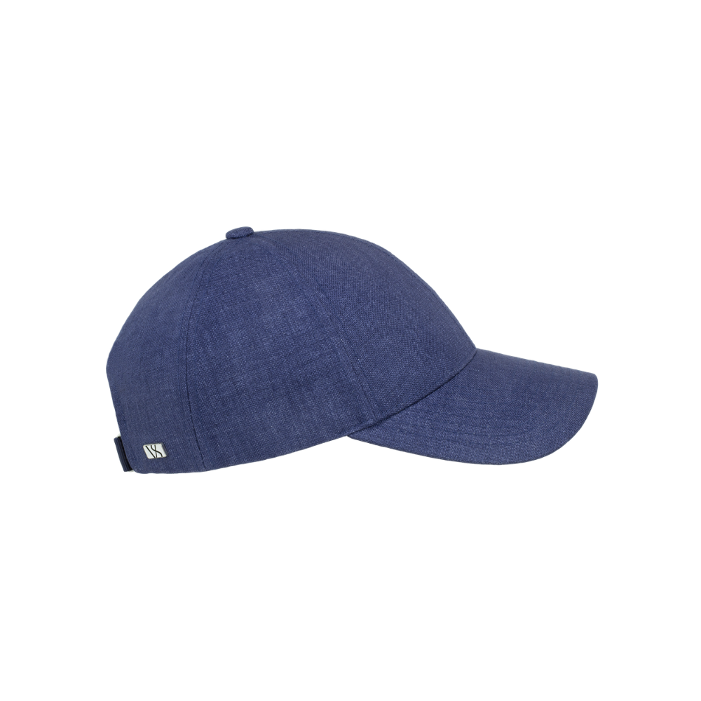 Legacy Structured Linen Oxford Blue caps fra Varsity, sidebilde