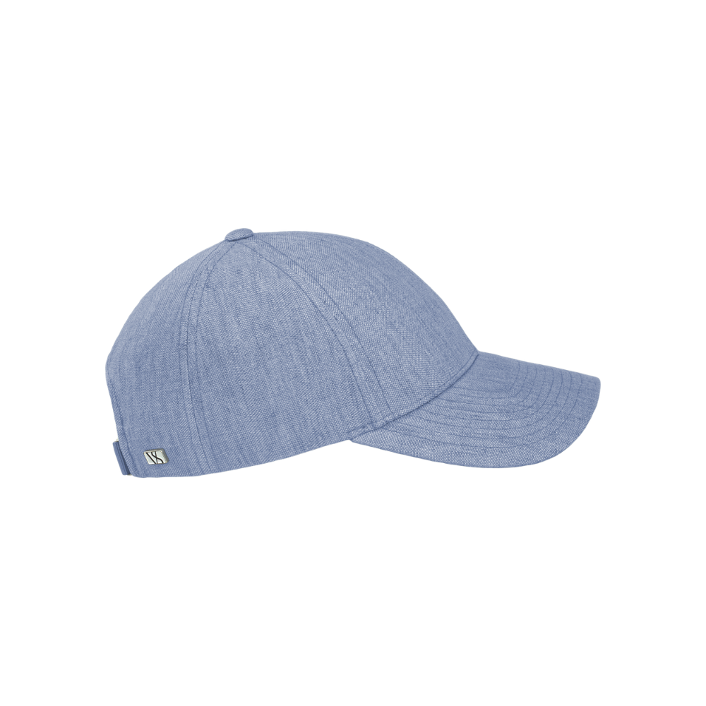 Legacy Structured Linen Azure Blue caps fra Varsity, sidebilde