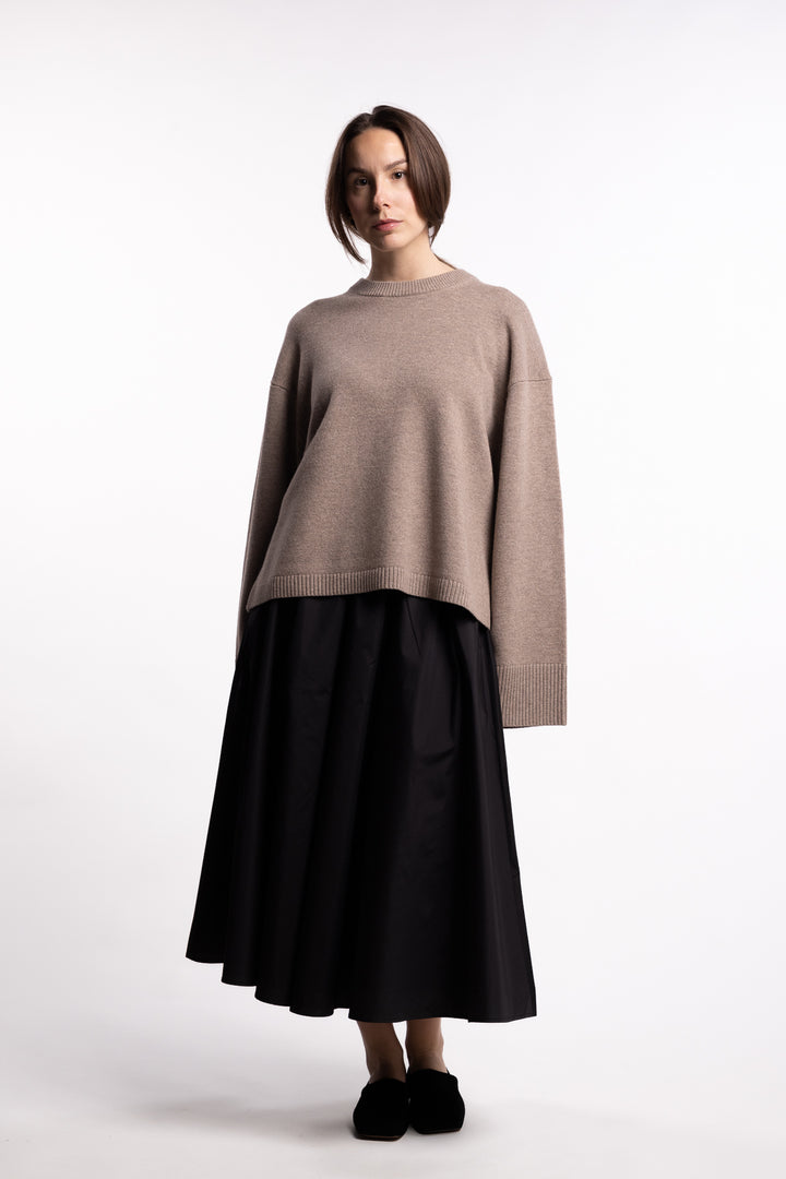 Crewneck Lounge Sweater - Wheat