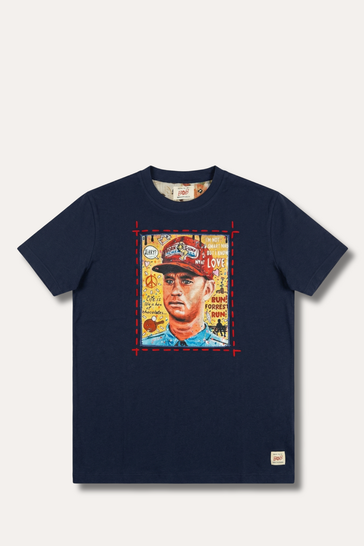 Printed Icon T-Shirt Navy Hanks