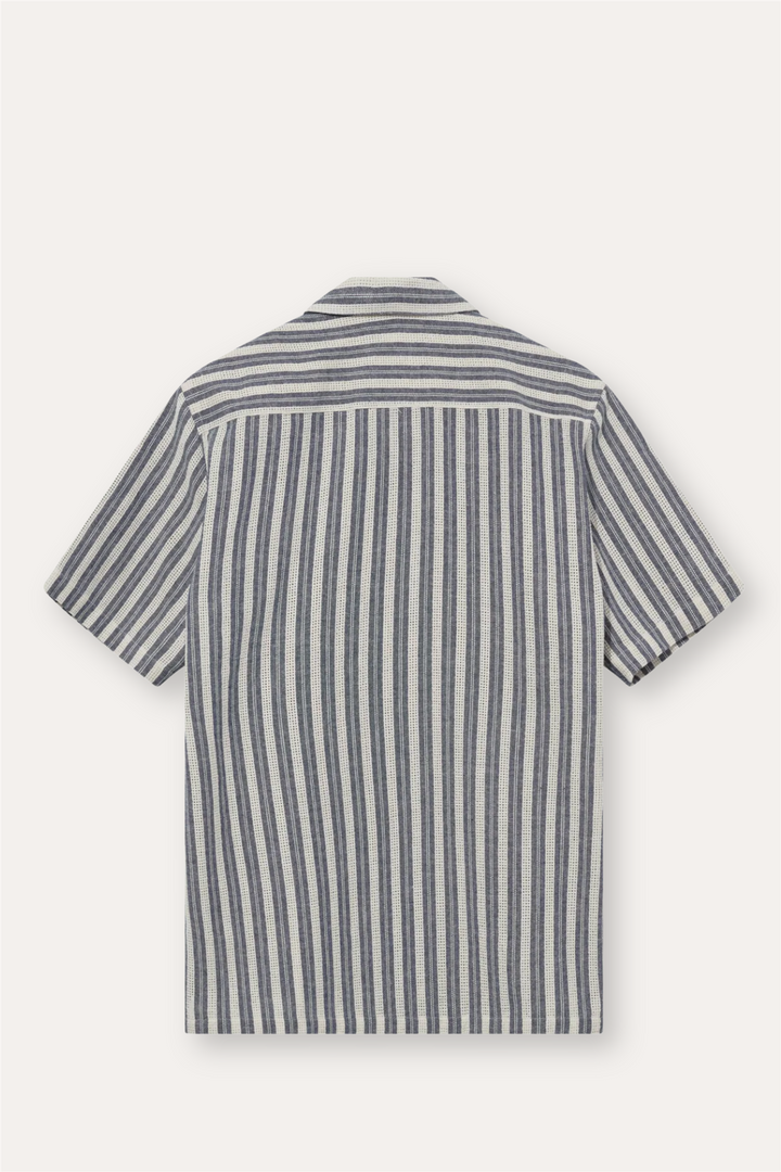 Joe Basso Stripe SS Shirt Salute Navy