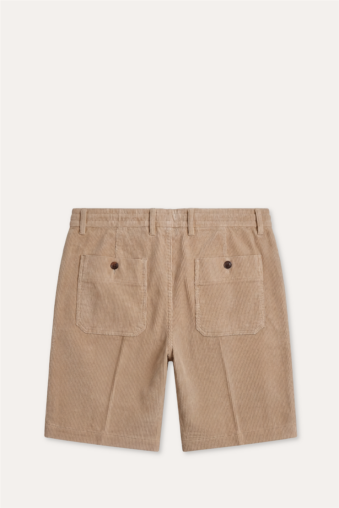Cotton/Stretch Corduroy Shorts Sand
