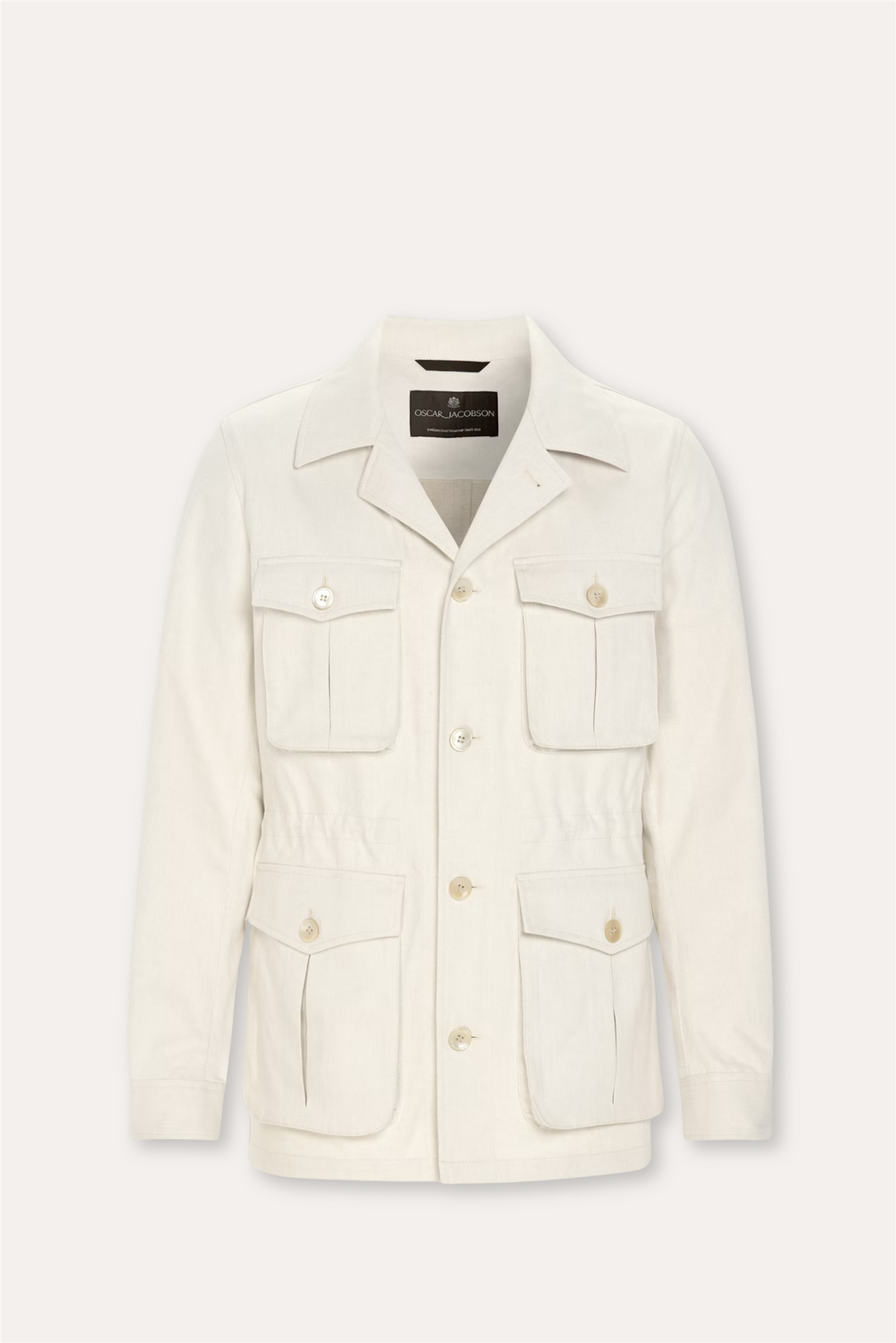 Sirolo Cotton Shirt Jacket White Sand