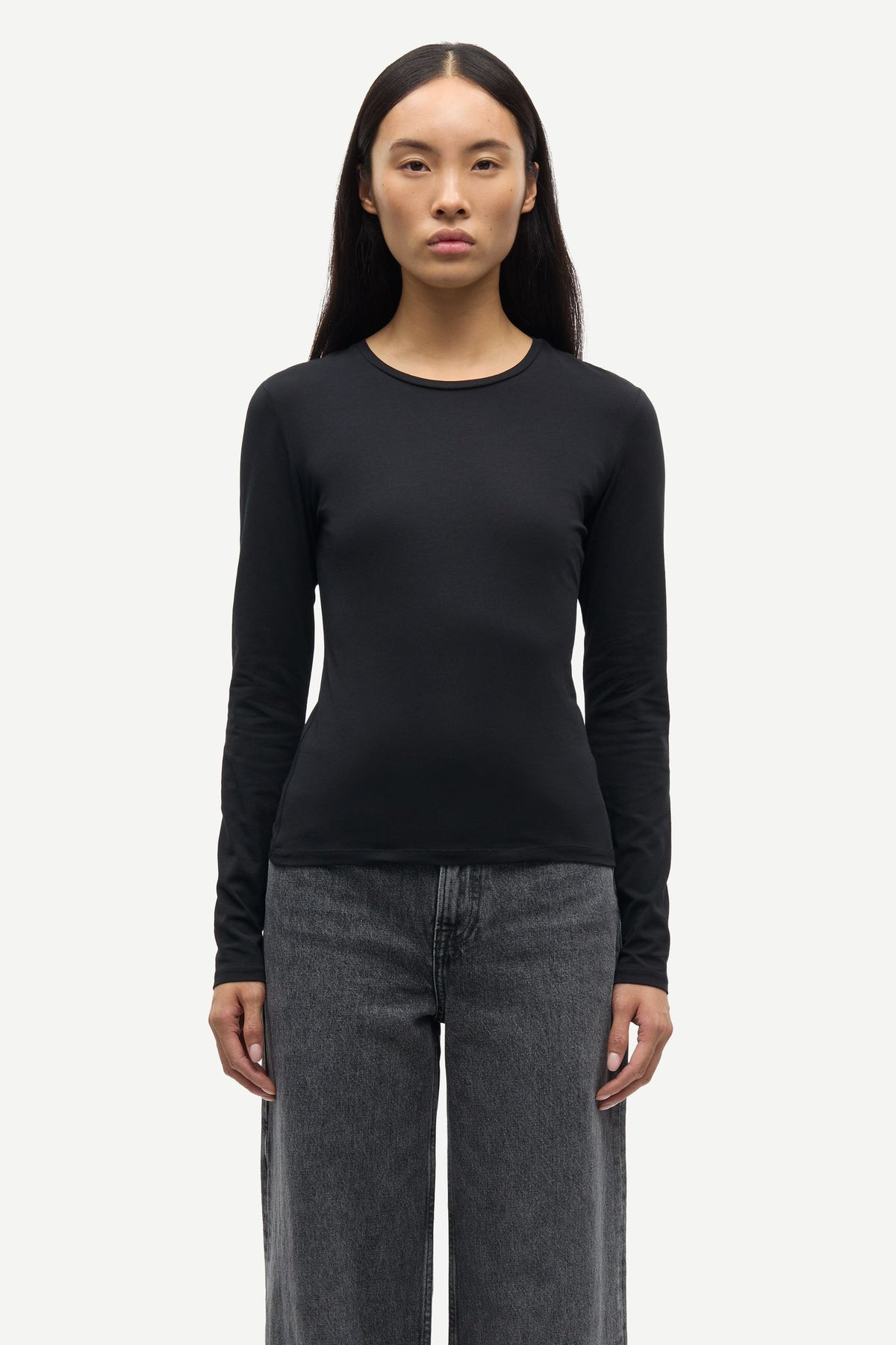 Saesme LS T-Shirt 16122-Black