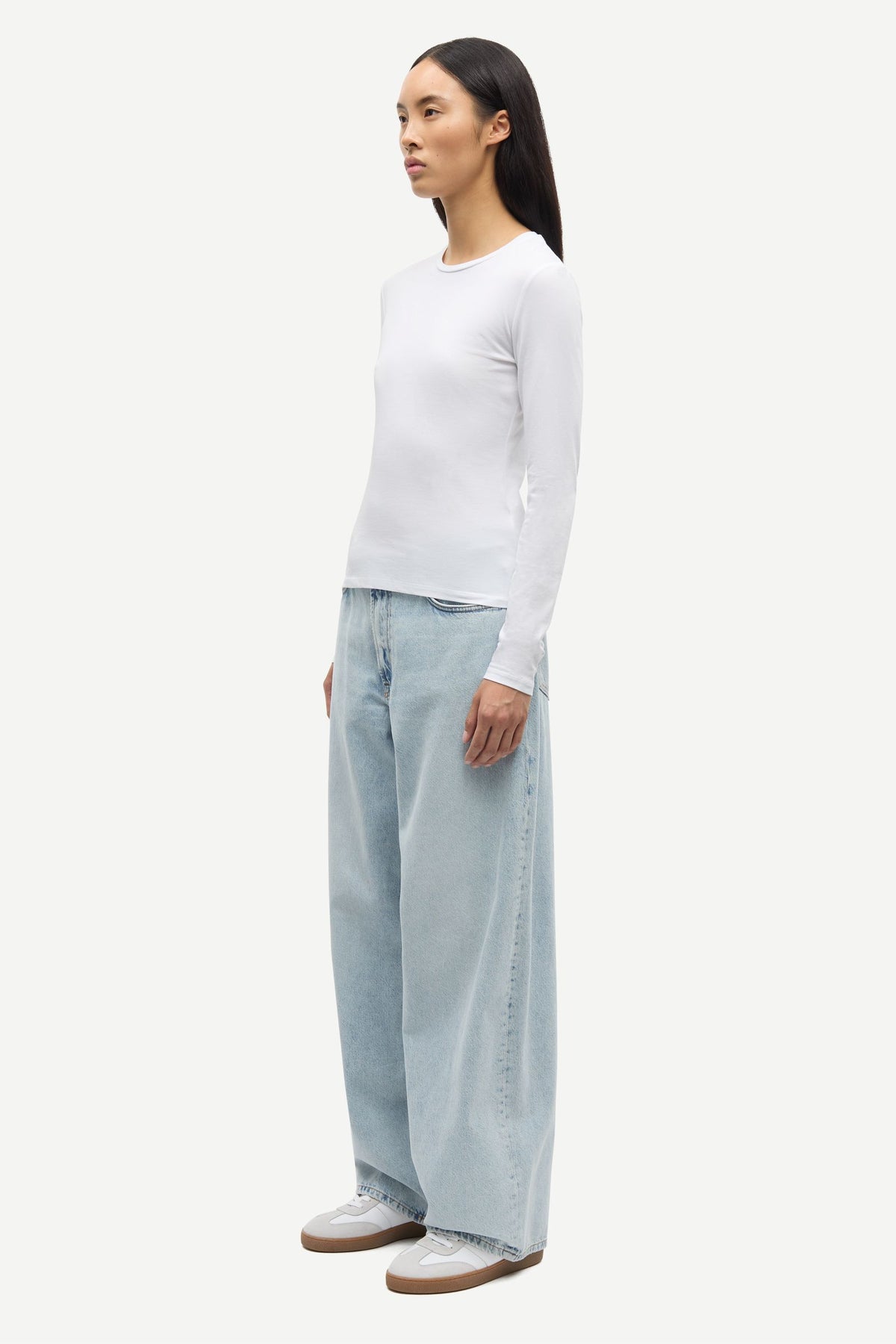 Saesme LS T-Shirt 16122- White