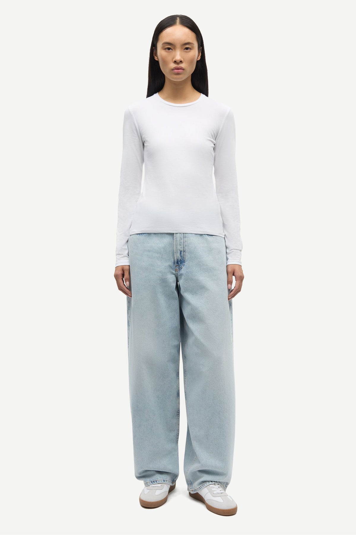 Saesme LS T-Shirt 16122- White