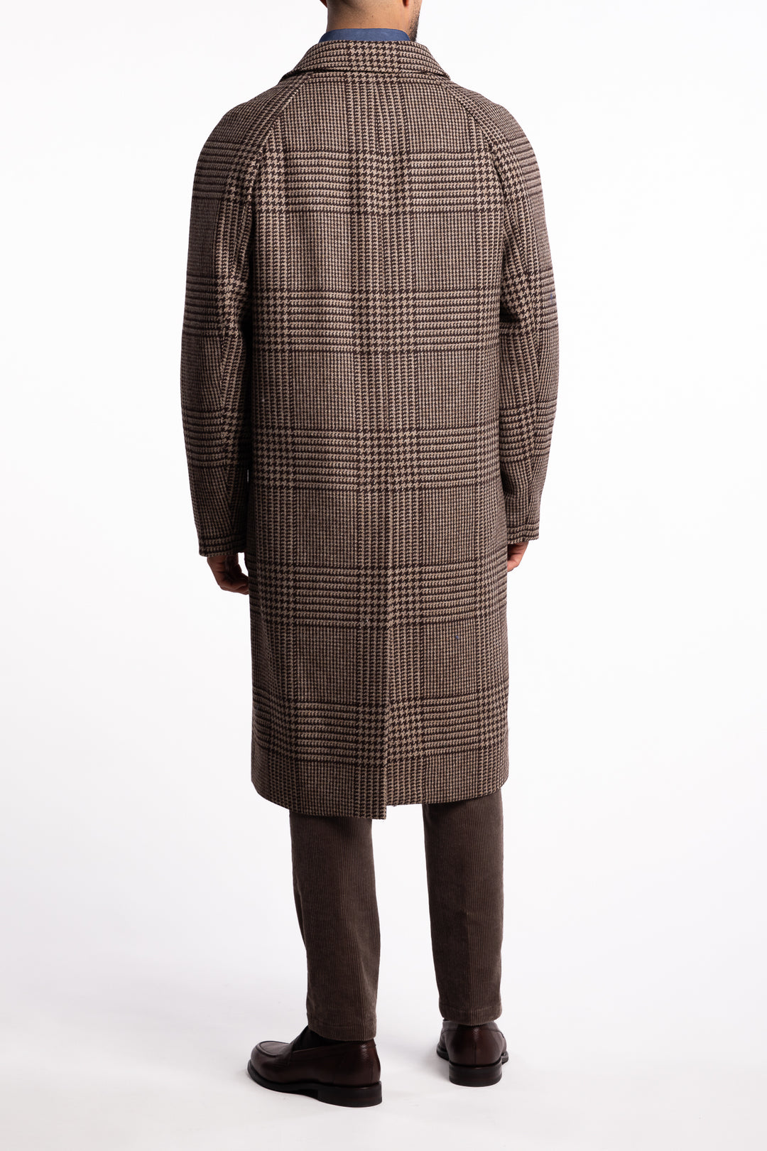 Raglan Coat Brindle Beige