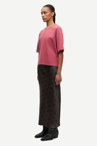 Saabby T-shirt 11725 Tomato Red Pigment – bilde 4