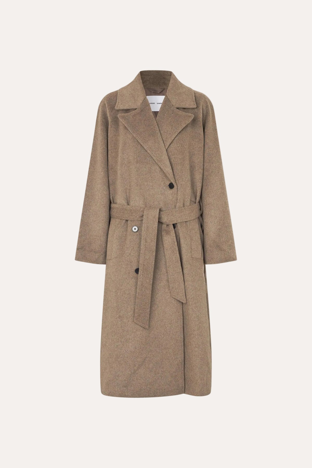 Sahannen Coat - 16269 Lead Gray Mel. - packshot forfra