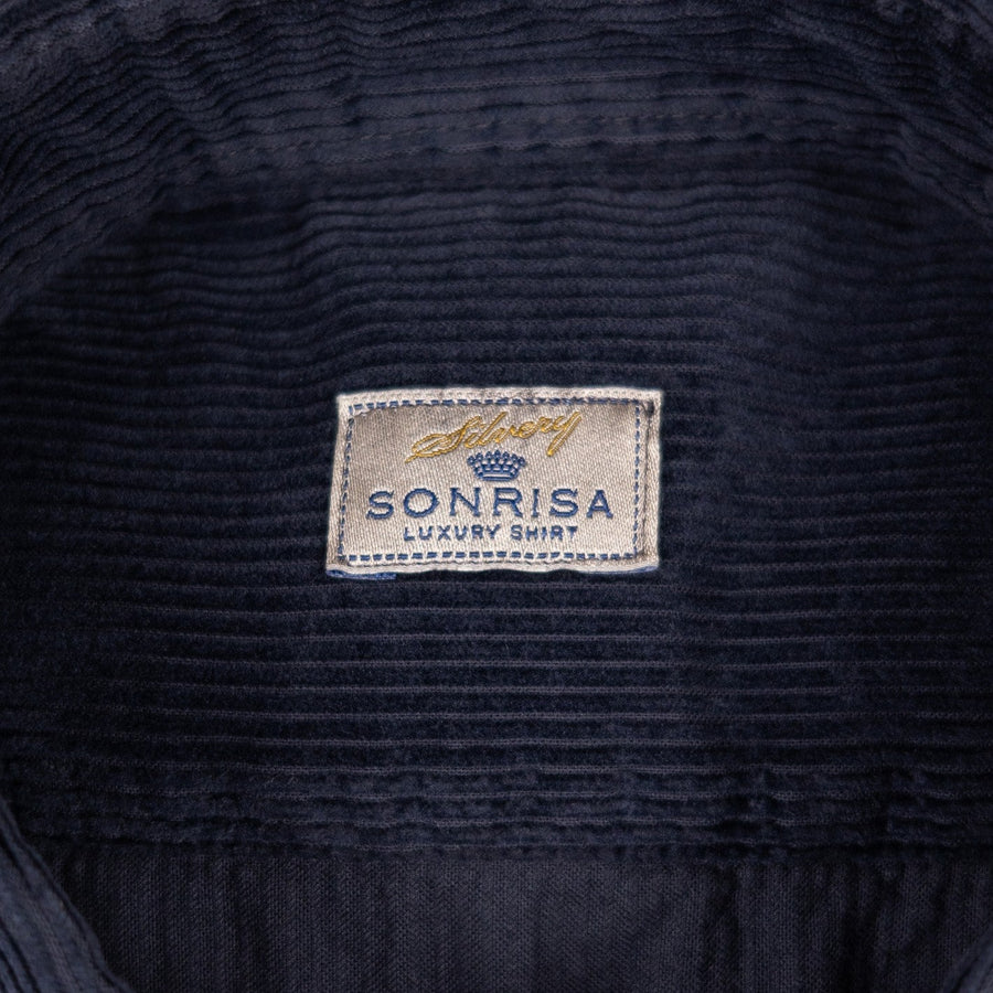 Corduroy Western Skjorte Navy