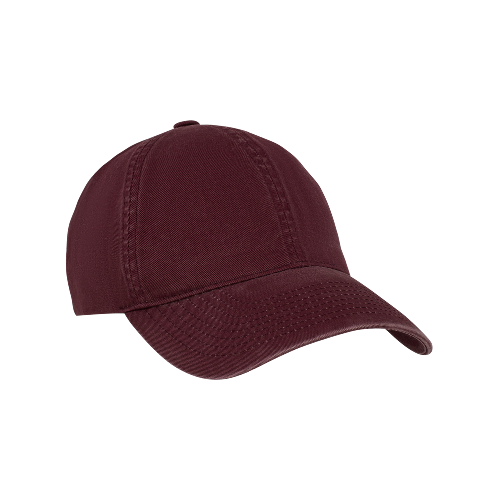 Legacy Soft Washed Cotton Burgundy caps fra Varsity, front