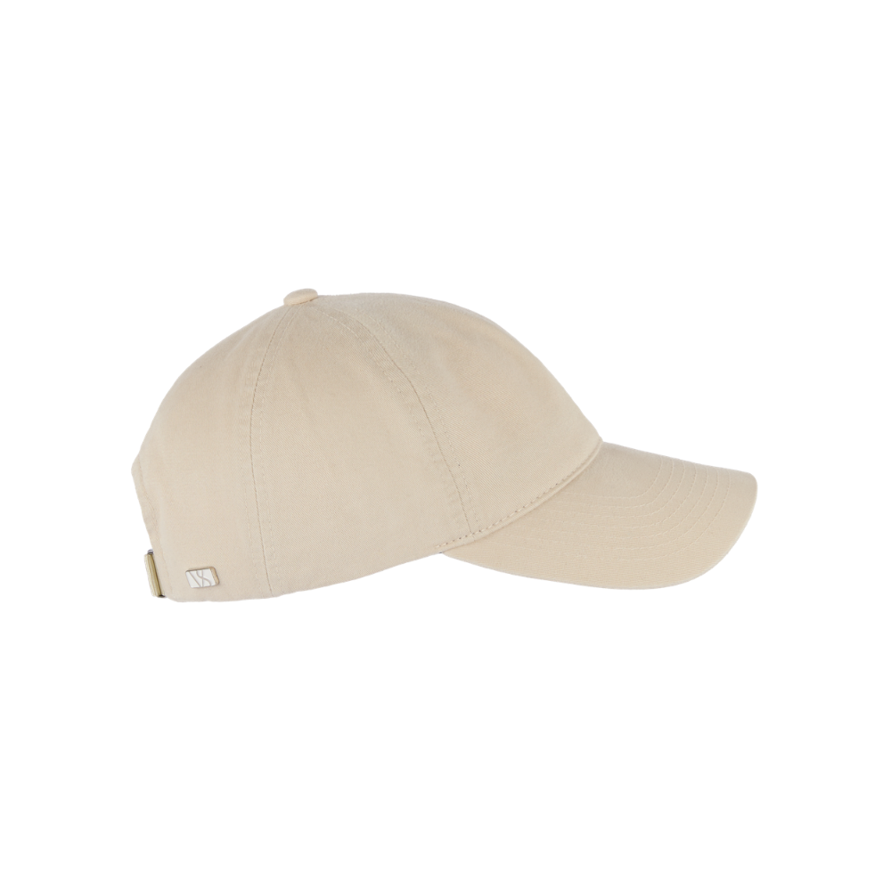 Legacy Soft Washed Cotton Light Beige caps fra Varsity, sidebilde