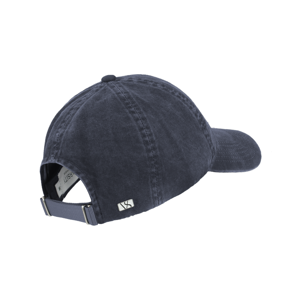 Legacy Soft Washed Cotton Navy caps fra Varsity, bakfra
