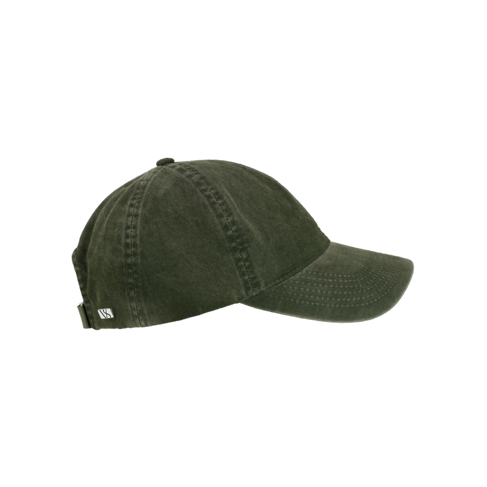 Legacy Soft Washed Cotton Green caps fra Varsity, sidebilde