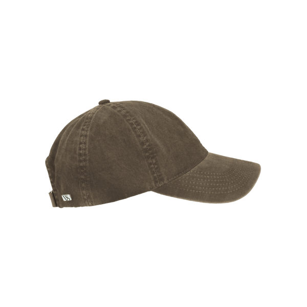 Legacy Soft Washed Cotton Beige caps fra Varsity, sidebilde