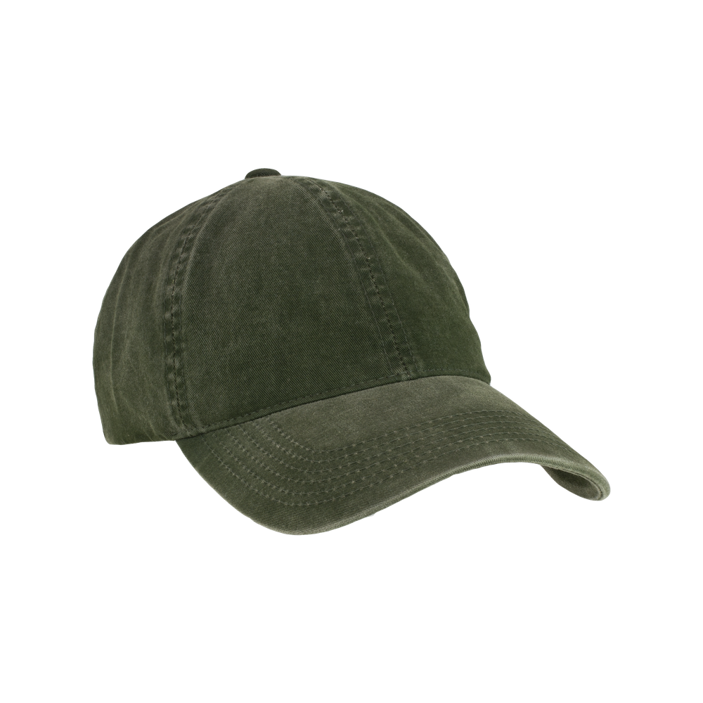 Legacy Soft Washed Cotton Green caps fra Varsity, front
