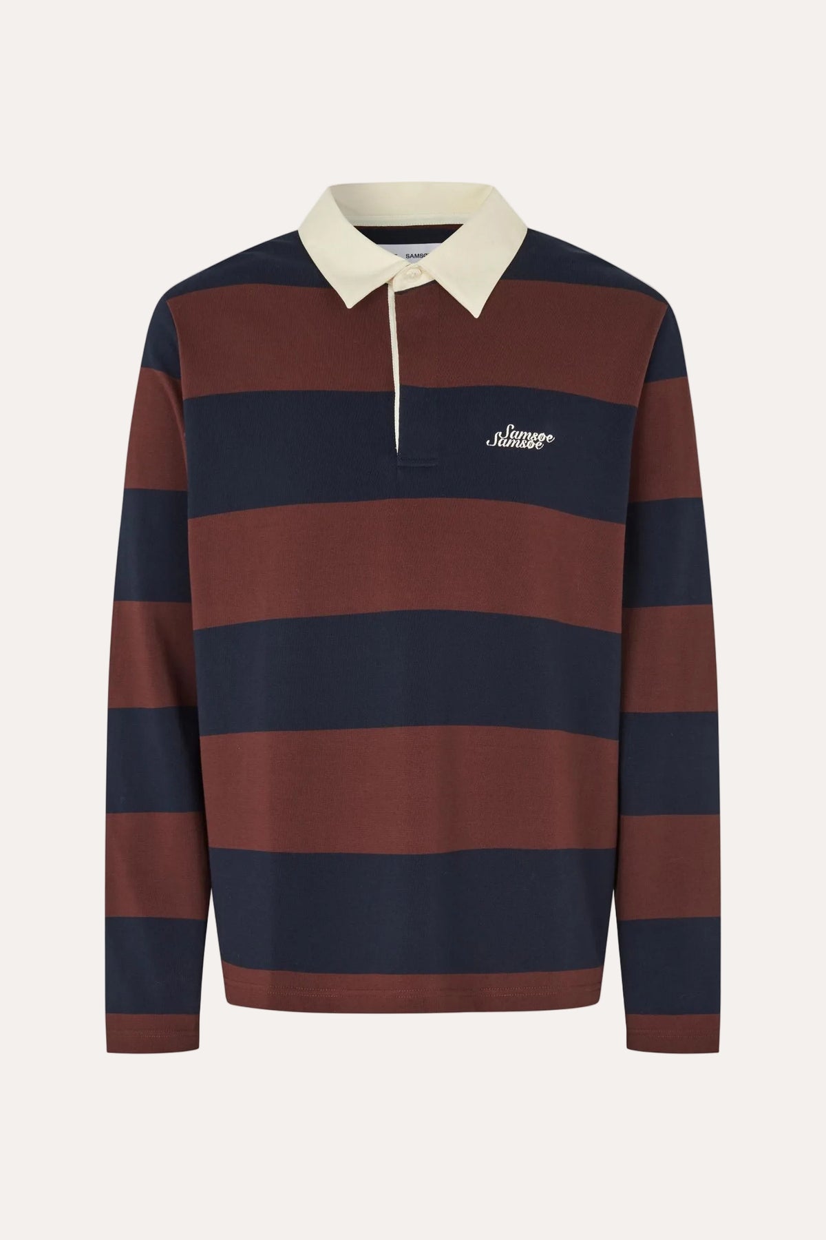 Sakevin x Polo LS 15512 Bitter Chocolate Stripe