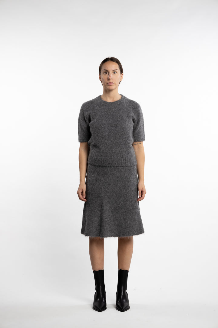 Sajeanne Skirt 15425- Iron Gate