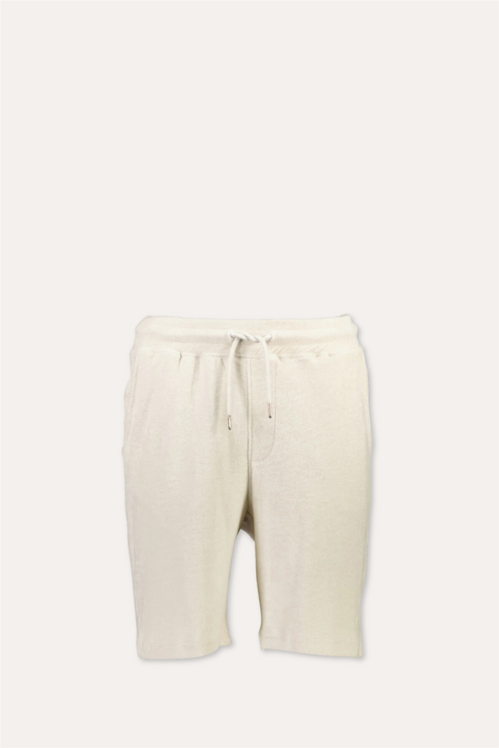 Towel Shorts W. Elastic Waist Fair Grey