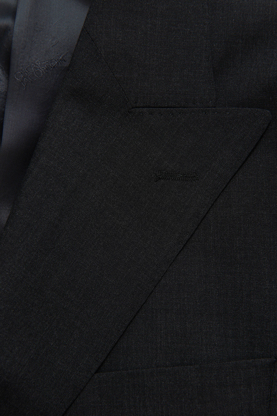 Farris Regular Fit Double Breasted Wool Blazer Dark Grey - Oscar Jacobson