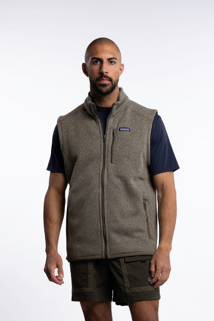 M Better Sweater Vest River Rock Green