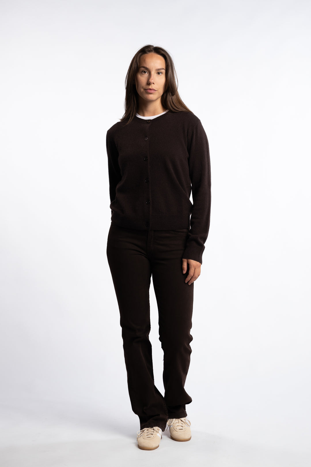 Saboston Cardigan 6304 - Black Coffee