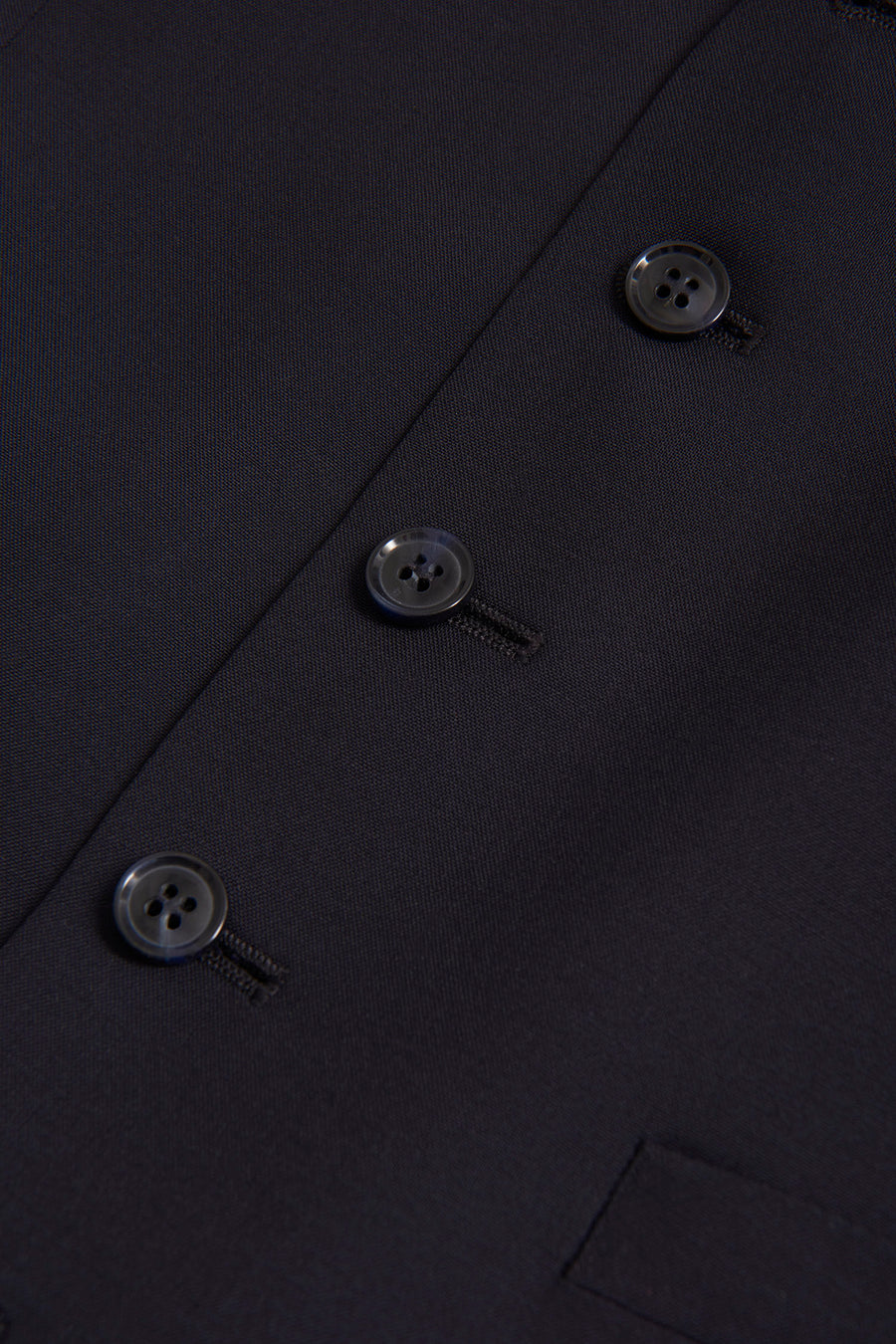 Carlo Slim Fit Wool Waistcoat Navy