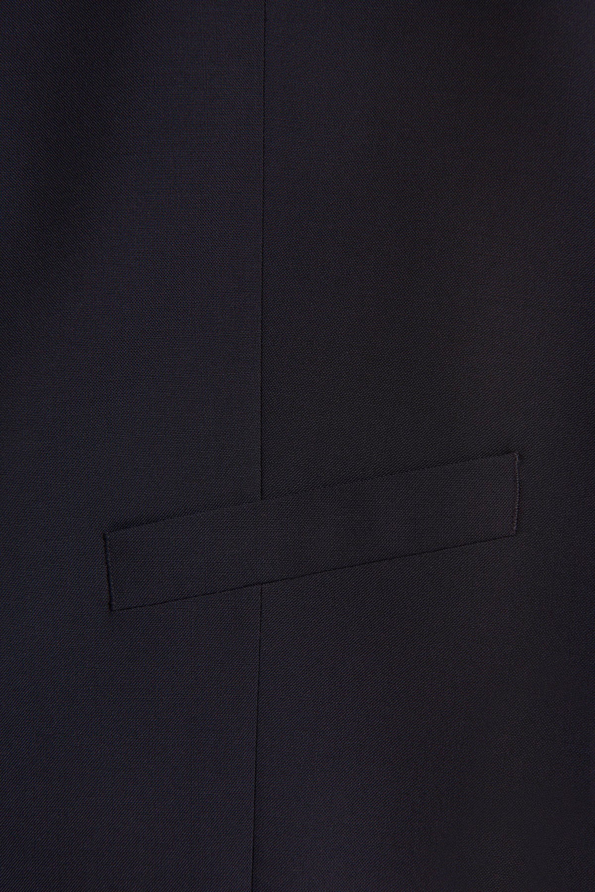 Carlo Slim Fit Wool Waistcoat Navy