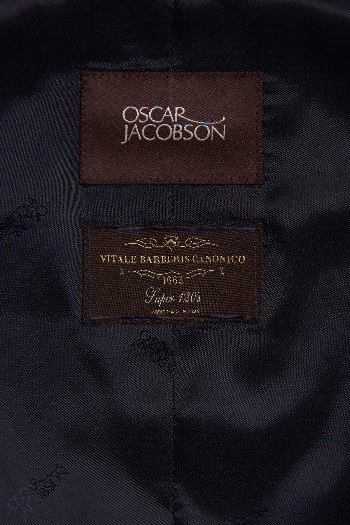 Carlo Slim Fit Wool Waistcoat Navy
