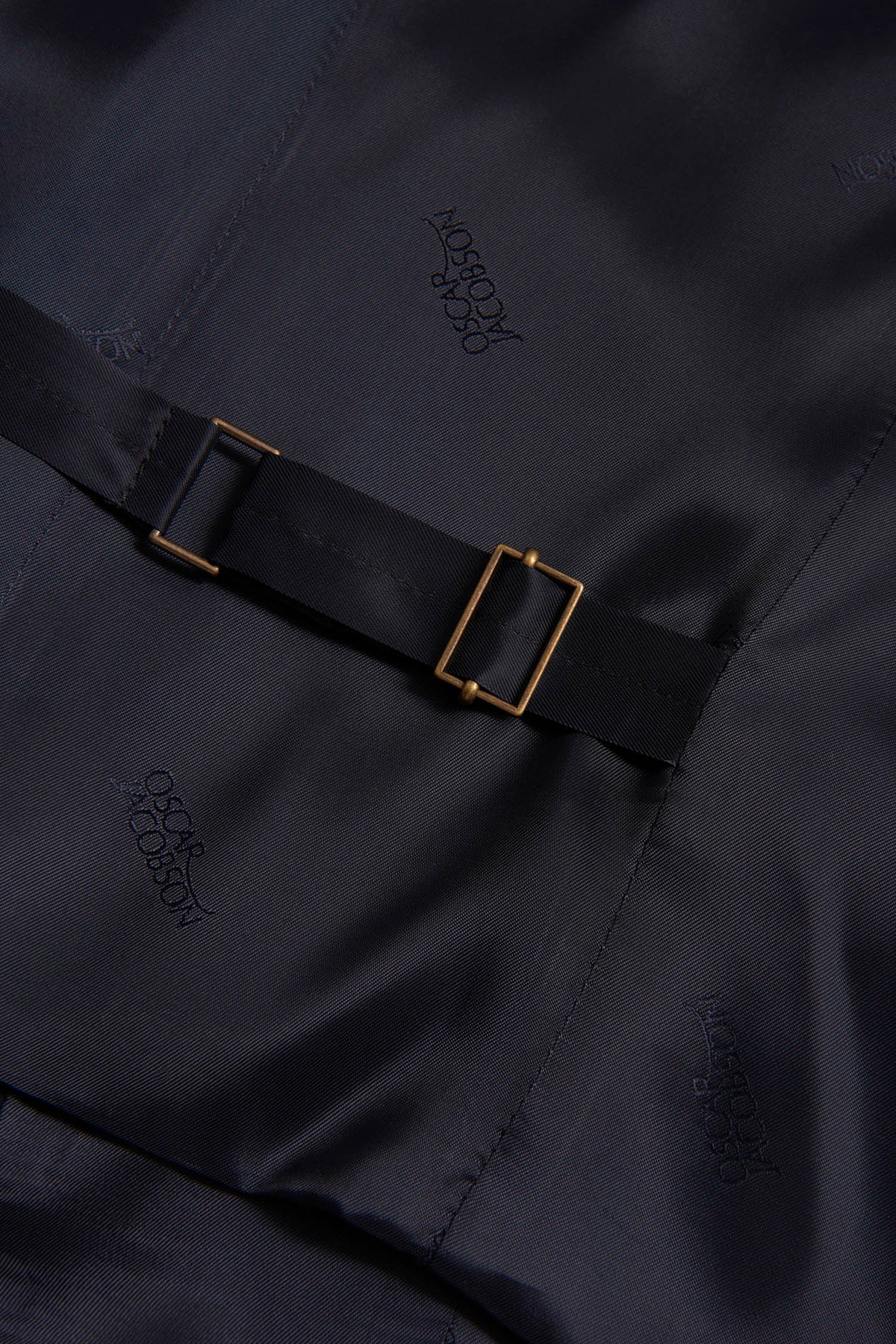 Carlo Slim Fit Wool Waistcoat Navy