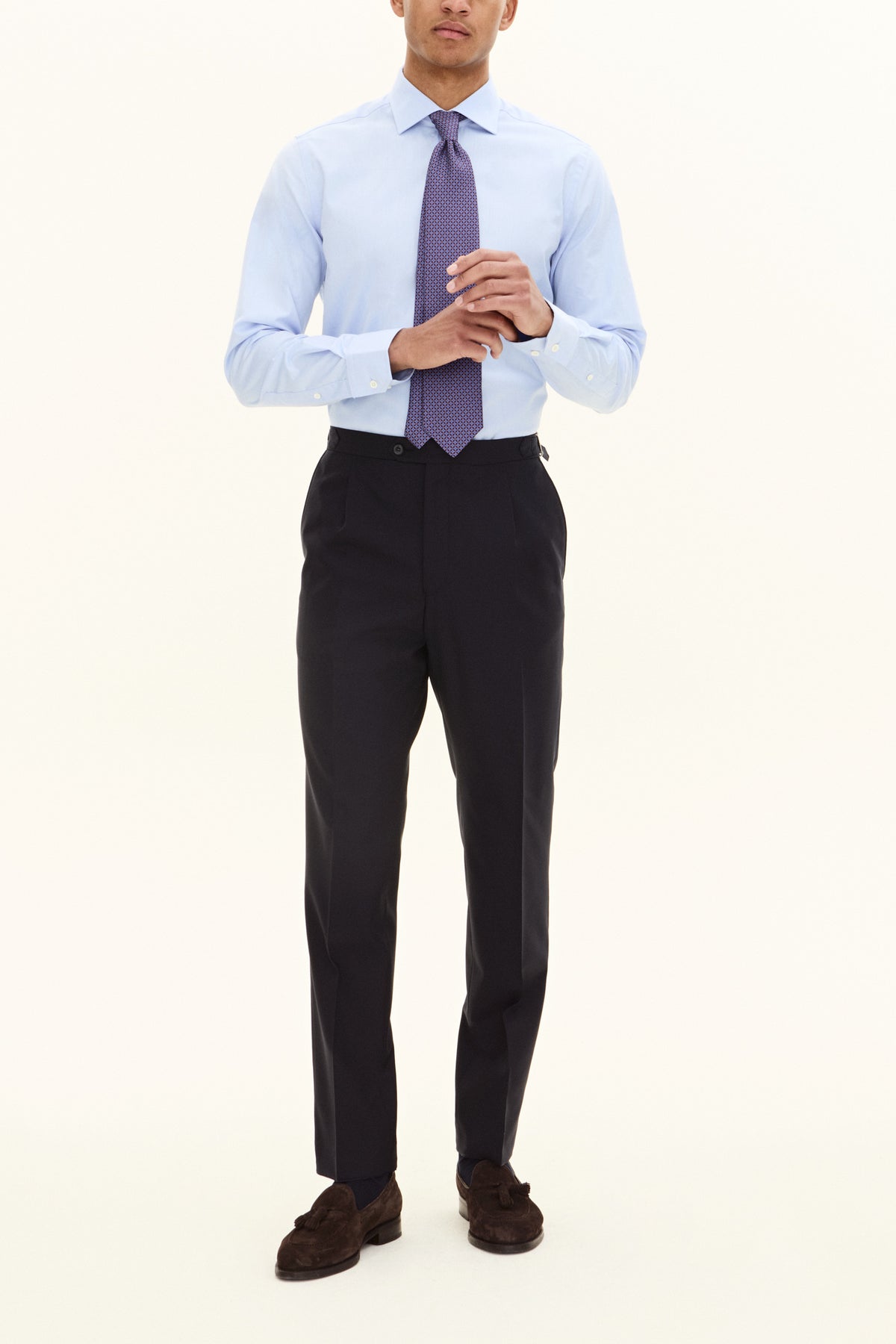 Delon Side Adjuster EVO Microstructure Trousers Navy