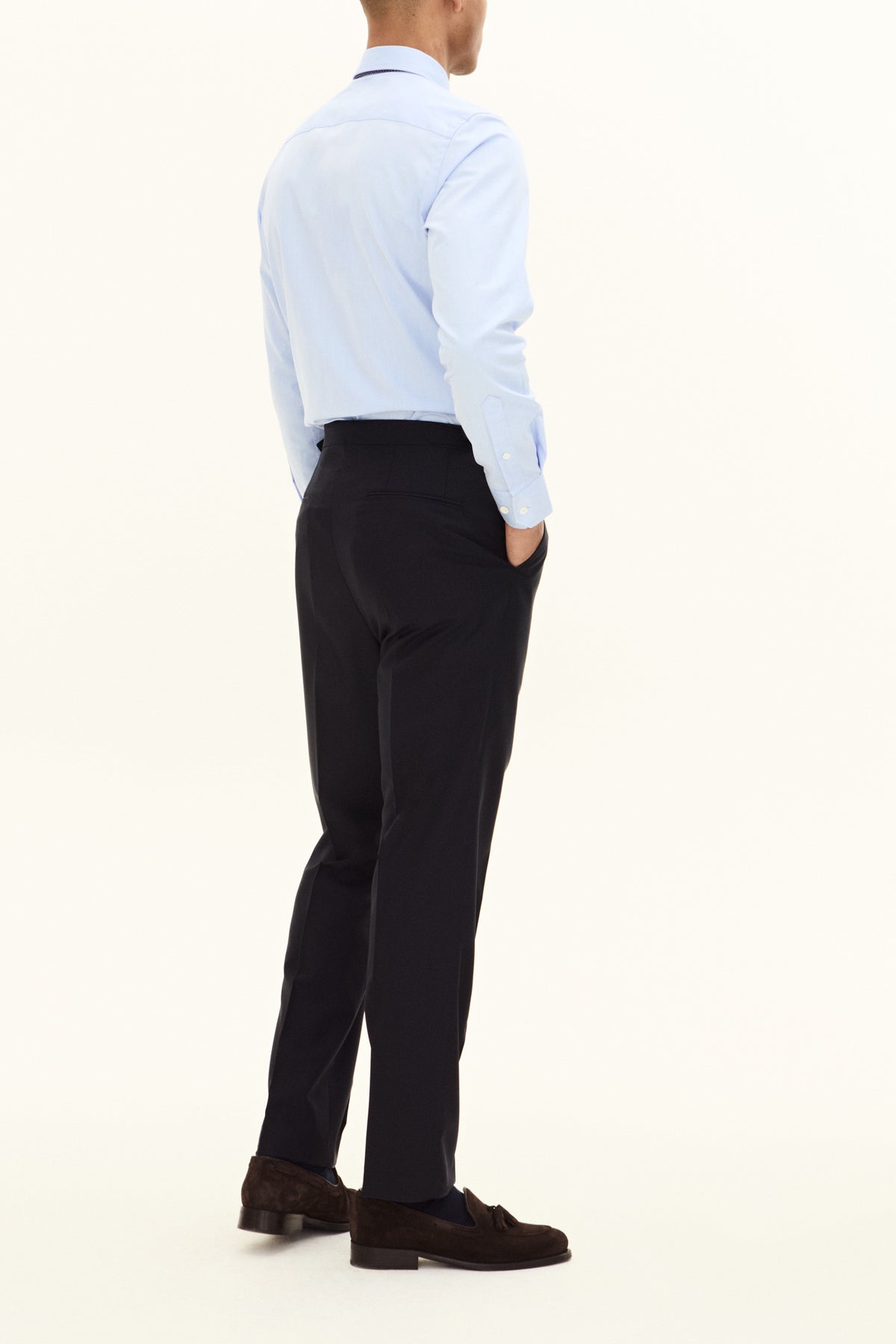 Delon Side Adjuster EVO Microstructure Trousers Navy