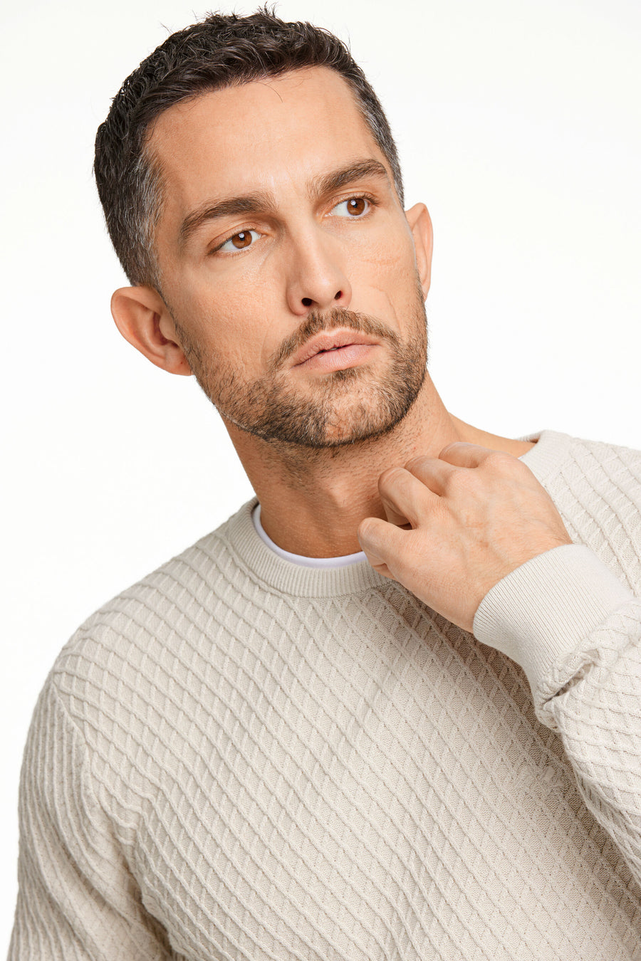 Cable Knit Jumper Cream